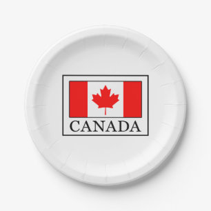 Plato De Papel Canadá