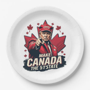 Plato De Papel Canadá: el 51° Estado Trump Canadá