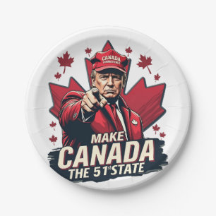 Plato De Papel Canadá: el 51° Estado Trump Canadá