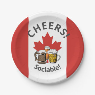 Plato De Papel CANADÁ Great Canadian Beer