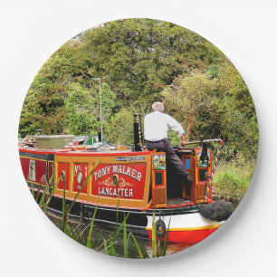 PLATO DE PAPEL CANAL NARROWBOATS