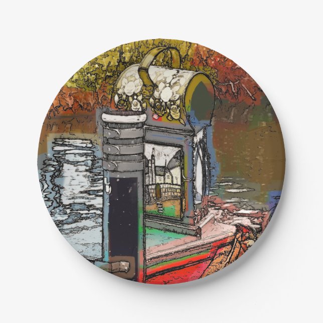 PLATO DE PAPEL CANALES (Anverso)