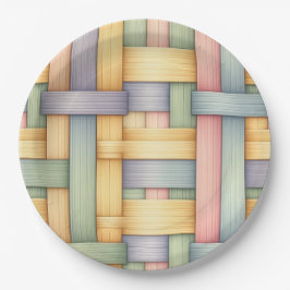 Plato De Papel Canasta de Pascua