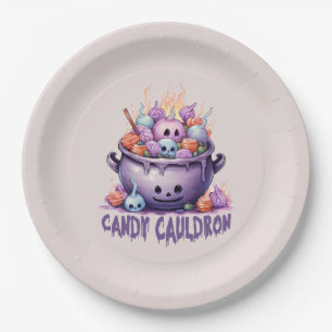 Plato De Papel Candy Cauldron