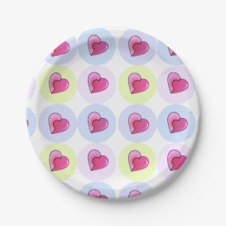 Plato De Papel Candy Hearts
