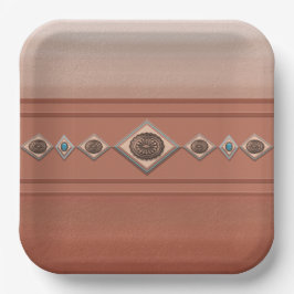 Plato De Papel Cañón Sandstone del Suroeste