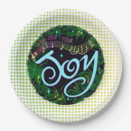 Plato De Papel ¡Canta Tu Alegría!