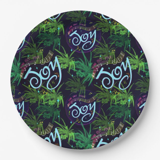 Plato De Papel ¡Canta Tu Alegría! (Anverso)