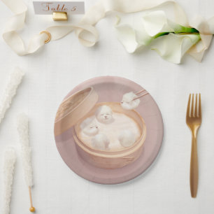 Plato De Papel Canto sonriente - Delight Xiao Long Bao