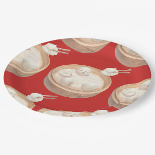 Plato De Papel Canto sonriente - Delight Xiao Long Bao