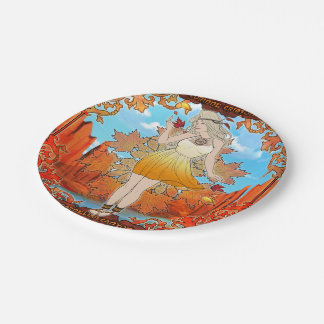 PLATO DE PAPEL CANYON CARNELIANO