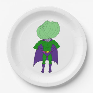 Plato De Papel Capitán Cabbage