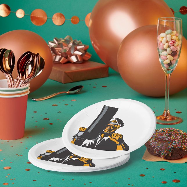 Plato De Papel Capitán submarino náutico usando Periscope (Subido por el creador)