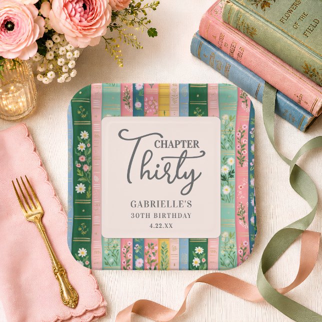 Plato De Papel Capítulo Treinta Libro de Historias Florales Cumpl (Subido por el creador)