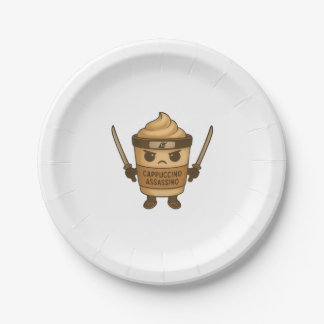 Plato De Papel Cappuccino Assassino Italian