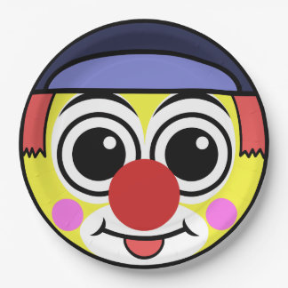 Plato De Papel Cara del payaso