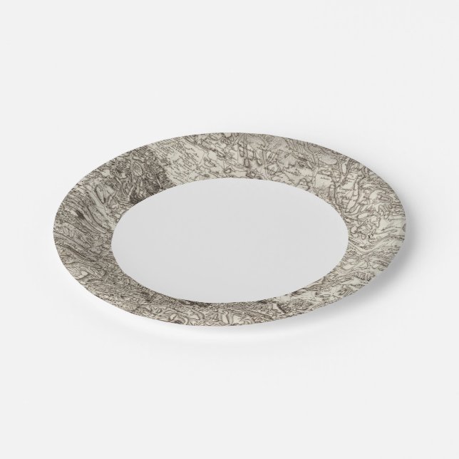 Plato De Papel Carcasona (Angular)