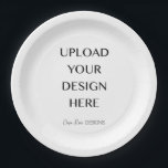 Plato De Papel Cargar tu propio diseño<br><div class="desc">¿No puedes encontrar algo que amas o que se ajuste a la necesidad exacta? ¡Sube tus propios dichos o imágenes para crear exactamente lo que buscas!</div>