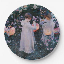 Plato De Papel Carnación, Lily, Lily, Rosa (John Singer Sargent)