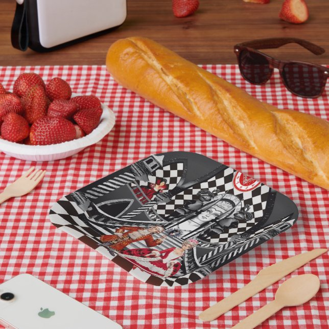 Plato De Papel Carnaval en una tierra mágica (Picnic)
