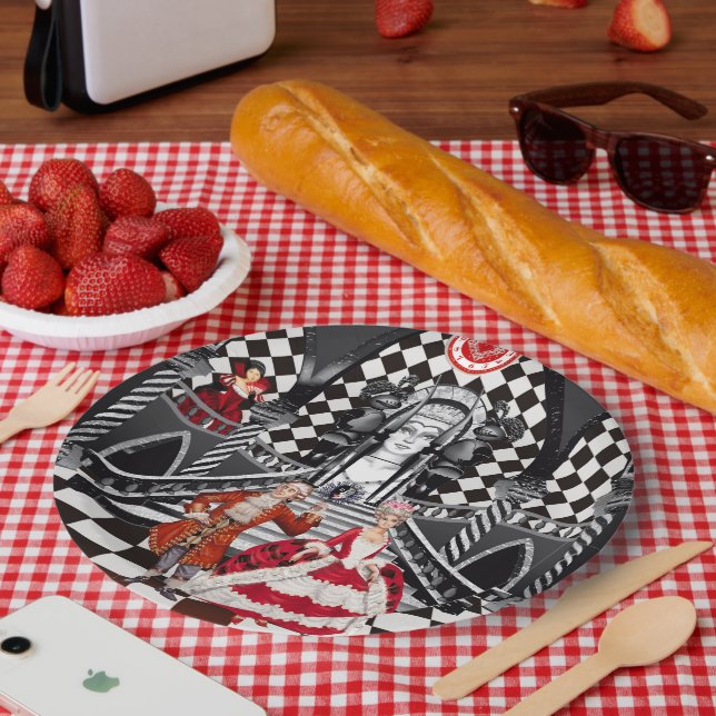 Plato De Papel Carnaval en una tierra mágica (Picnic)