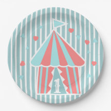 Carpa de Circo Adorable Cumpleaños Primero 