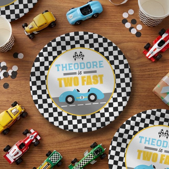 Plato De Papel Carrera de Autos Rápidos Fiesta de Cumpleaños núme (Subido por el creador)