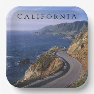 Plato De Papel Carretera 1   Carmel California