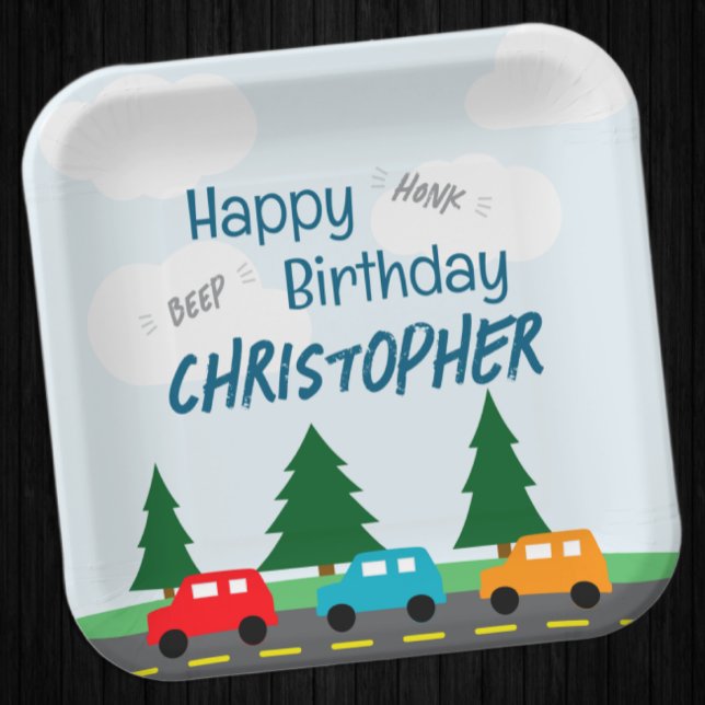 Plato De Papel Cars Kids Boy Birthday (Subido por el creador)