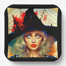 Cartas de Halloween retro divertidas