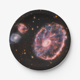 Plato De Papel CartWheel Galaxy JWST James Webb Space Telescope