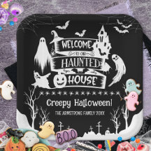 Casa embrujada Halloween familiar