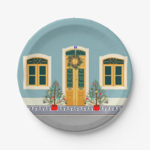 Casa festiva portuguesa de navidades