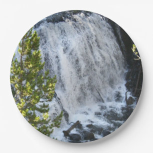 Plato De Papel Cascada de Yellowstone