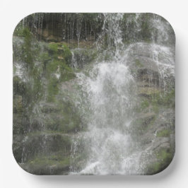 Plato De Papel Cascada La Chute en el Parque Nacional Forillon