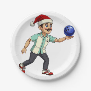 Plato De Papel Cascanueces Bolos Navidad Deportes Festejos Navida