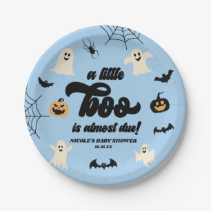 Plato De Papel ¡Casi Se Debe Un Pequeño Boo! Baby Shower de Hallo
