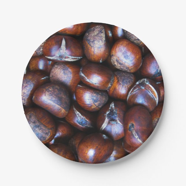Plato De Papel Castañas (Anverso)