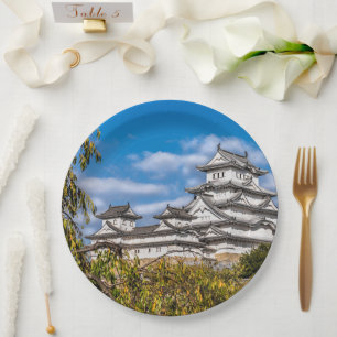 Plato De Papel Castillo de Himeji #5, Japón