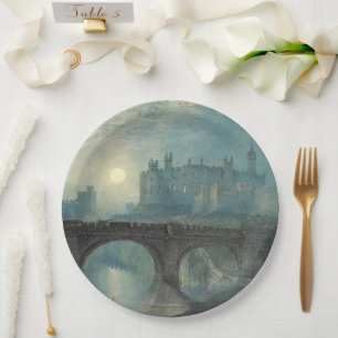 Plato De Papel Castillo de William Turner Alnwick