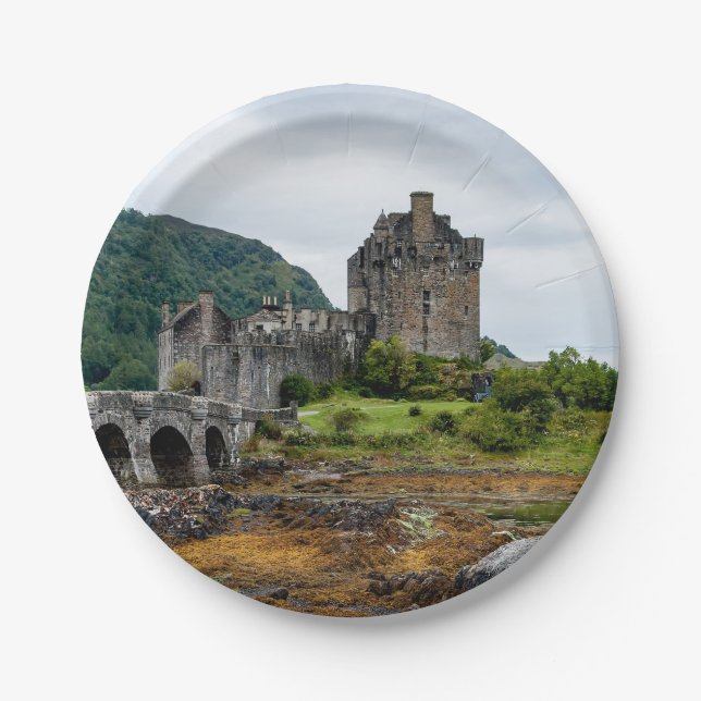 Plato De Papel Castillo Eilean Donan, Loch Duich - Escocia, Reino (Anverso)