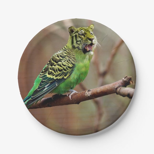 Plato De Papel Cat-Bird (Anverso)