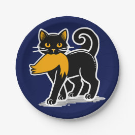 Plato De Papel Cat Ladies Kamala | Harris Walz 2024 Blue