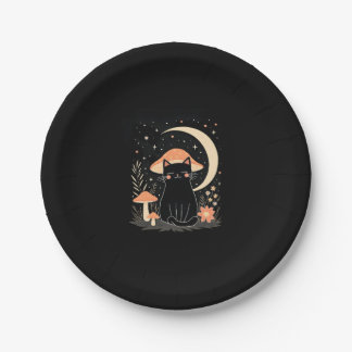 Plato De Papel Cat Mushroom Hat Cottagecore Kitten Kitty Women Gi