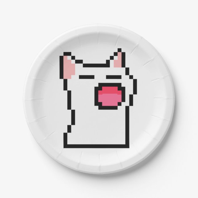 Plato De Papel Cat w (Anverso)