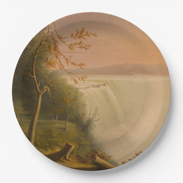 Plato De Papel Cataratas del Niágara (Cataratas del Horseshoe) (R (Anverso)