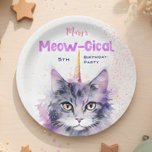 Caticorn Meow-Gical Cumpleaños