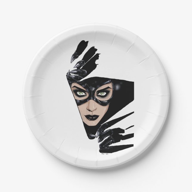 Plato De Papel Catwoman The Claws Are Out Cover Illustration (Anverso)