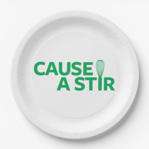 Plato De Papel Cause un Stir