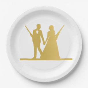 Plato De Papel Caza